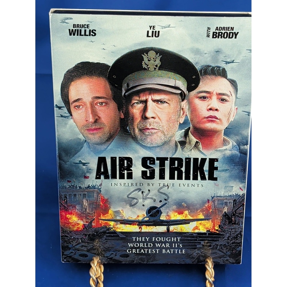 Air Strike DVD 2018 Bruce Willis Ye Liu Adrien Brody WWII Action Film